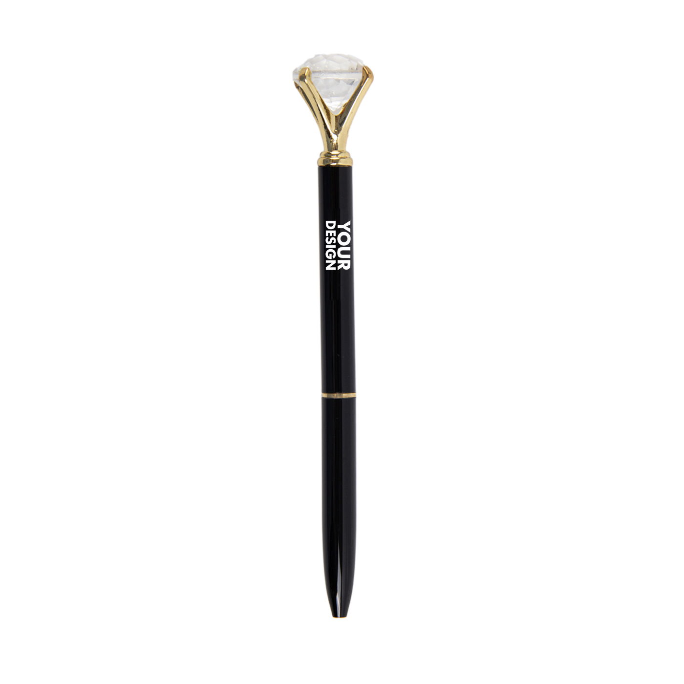 Personalized Metal Ballpoint Pen With Diamond1