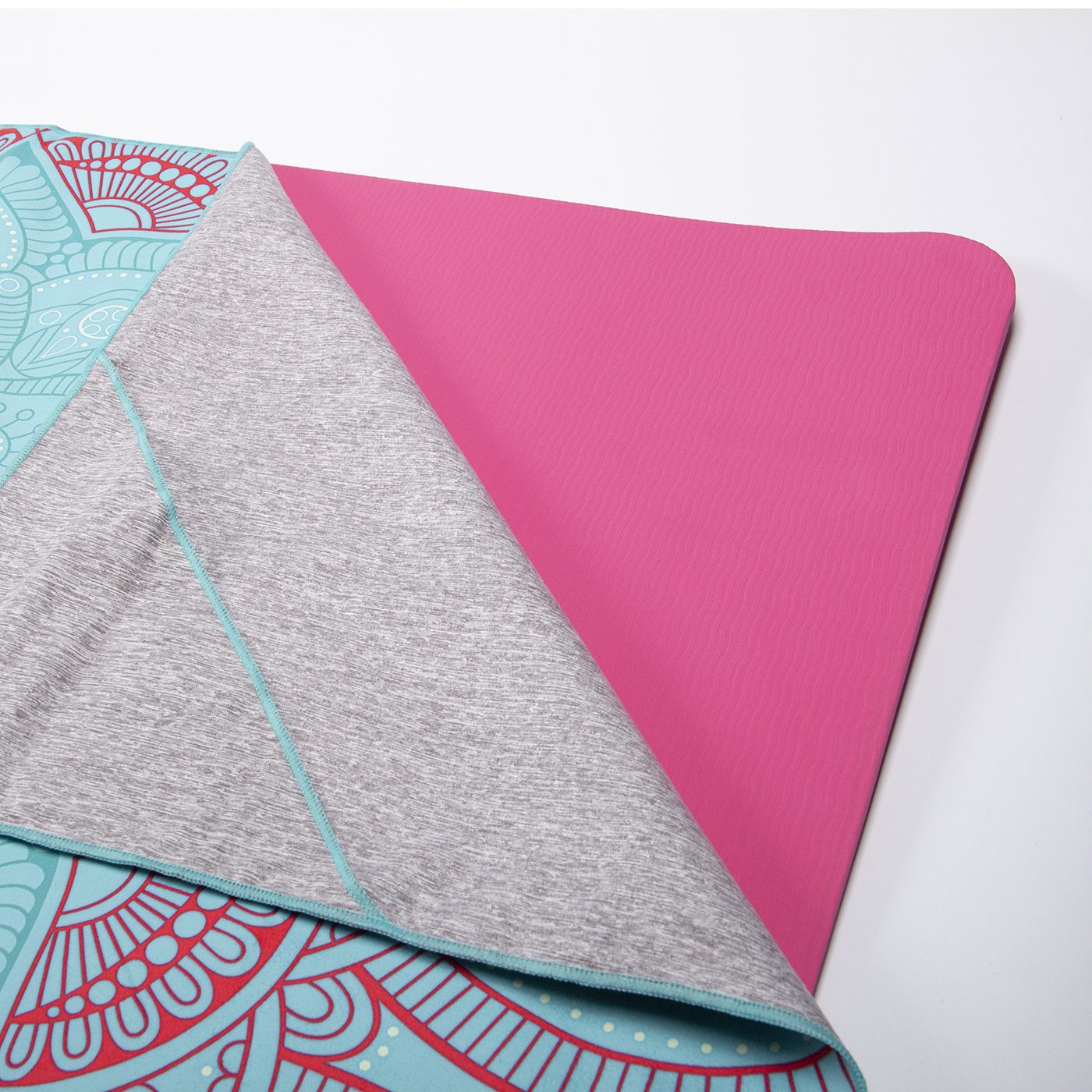 Microfiber Printed Yoga Mat Towel4