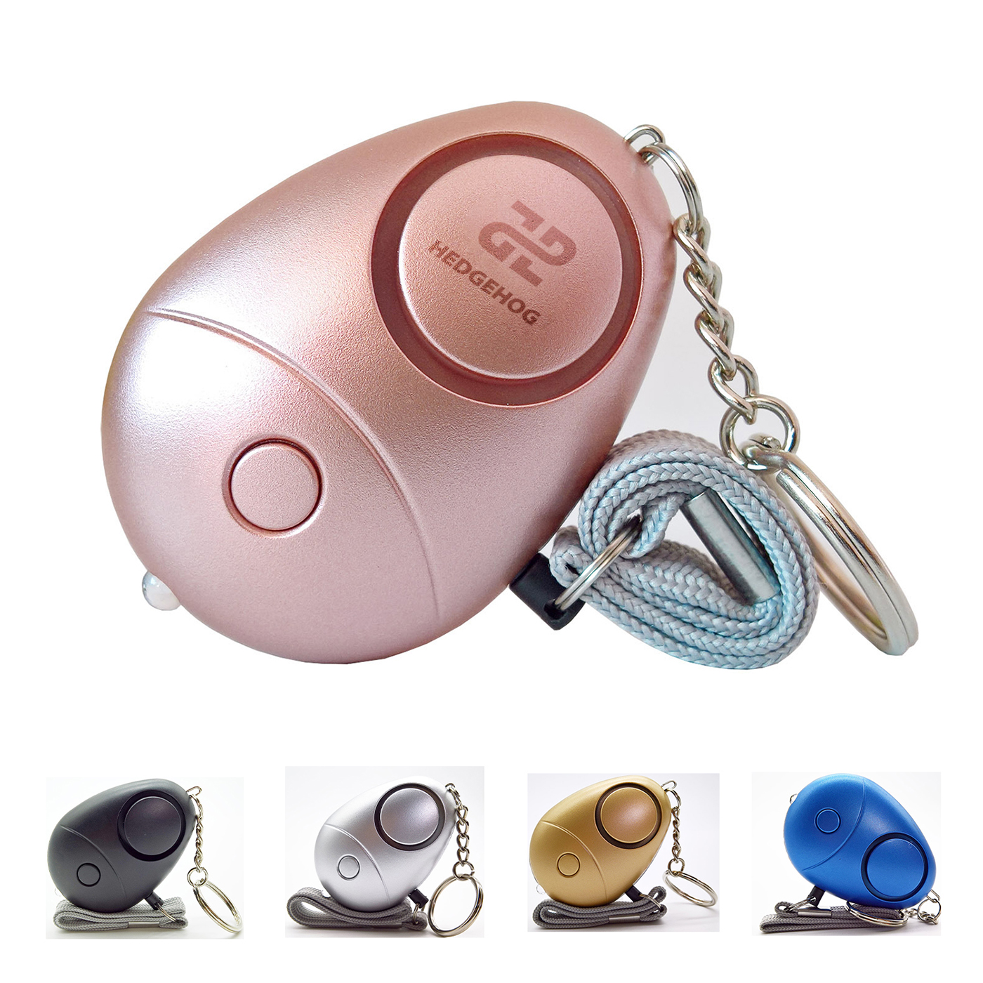 Personal Security Alarm Keychain With LED Light