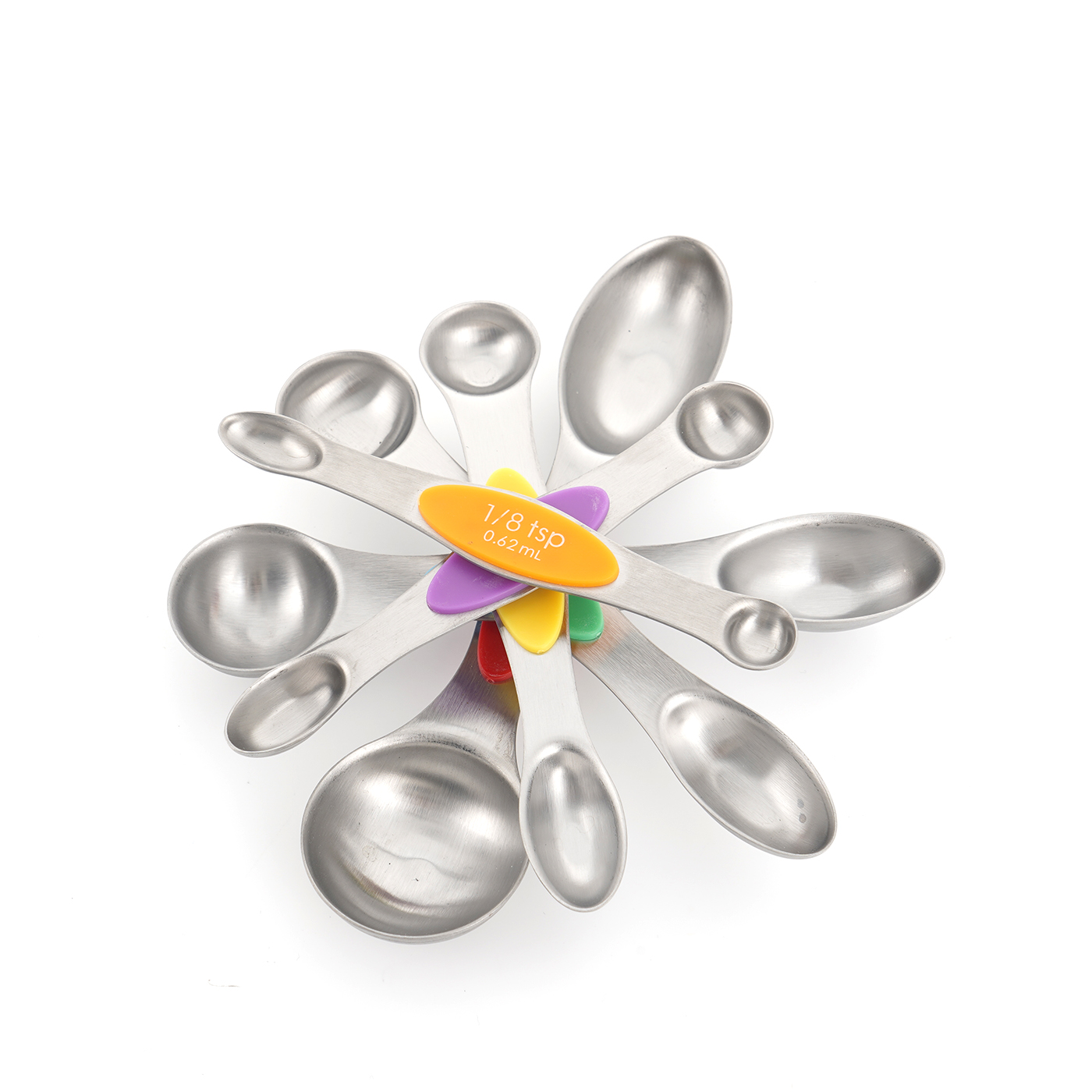 Stainless Steel Colored Double-ended Measuring Spoon Set1