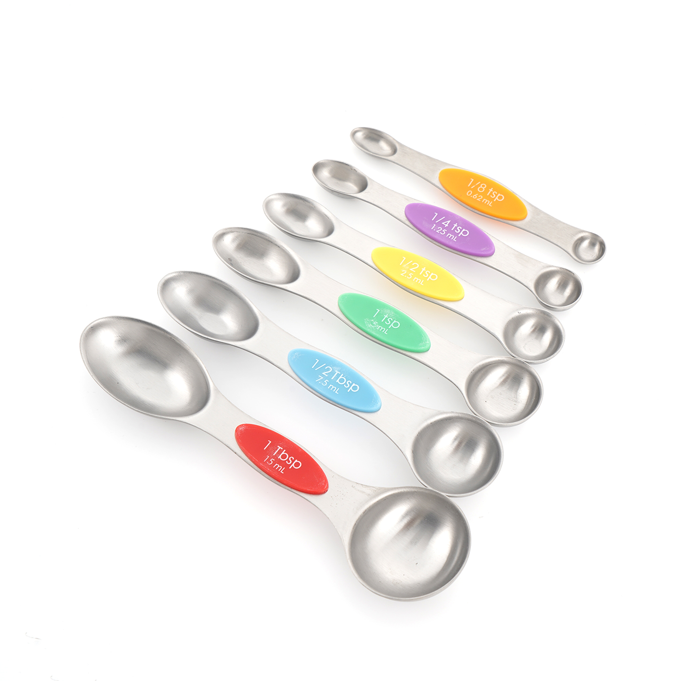Stainless Steel Colored Double-ended Measuring Spoon Set2