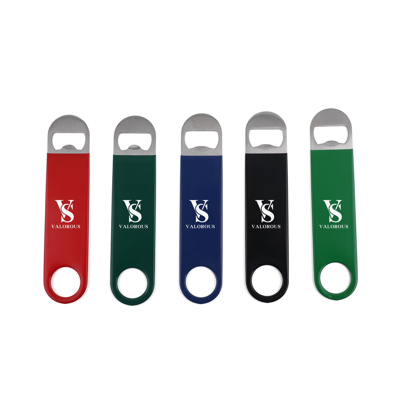 Colored Stainless Steel Flat Bottle Opener