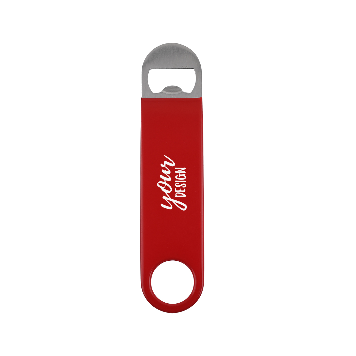 Colored Stainless Steel Flat Bottle Opener1