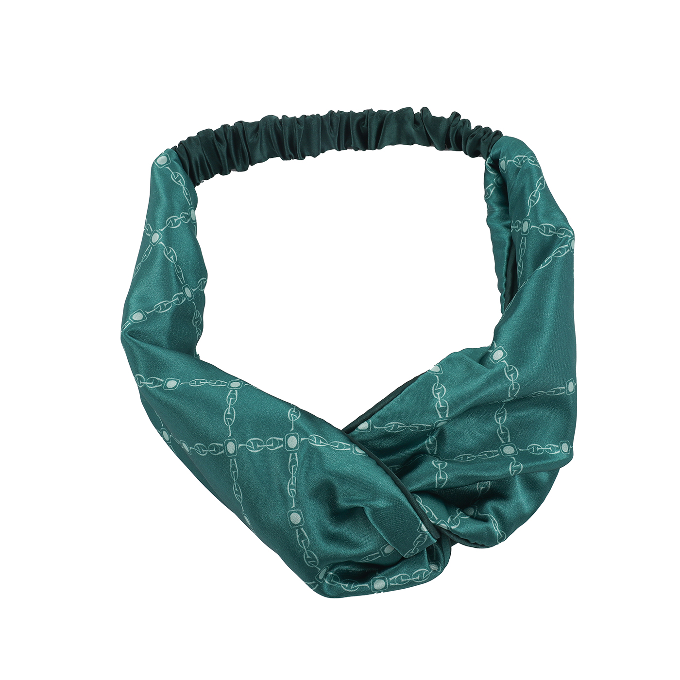 Printed Silk Knot Headband1