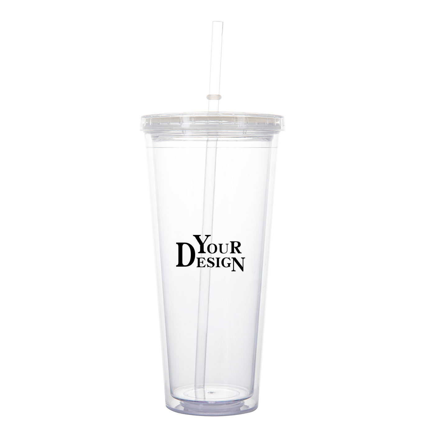 20 oz. Plastic Tumbler With Straw1