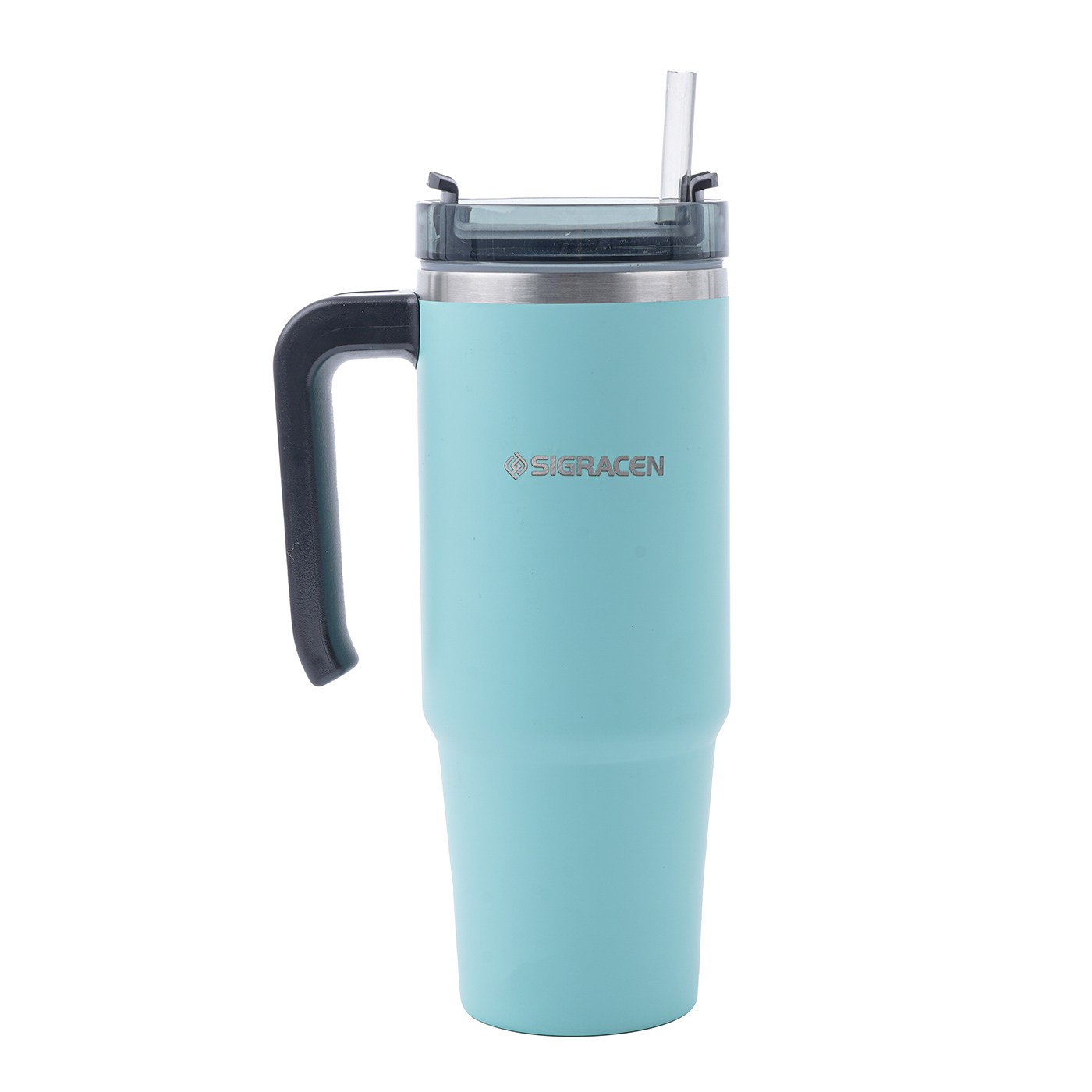 30 oz. Vacuum Insulated Tumbler With Handle And Straw