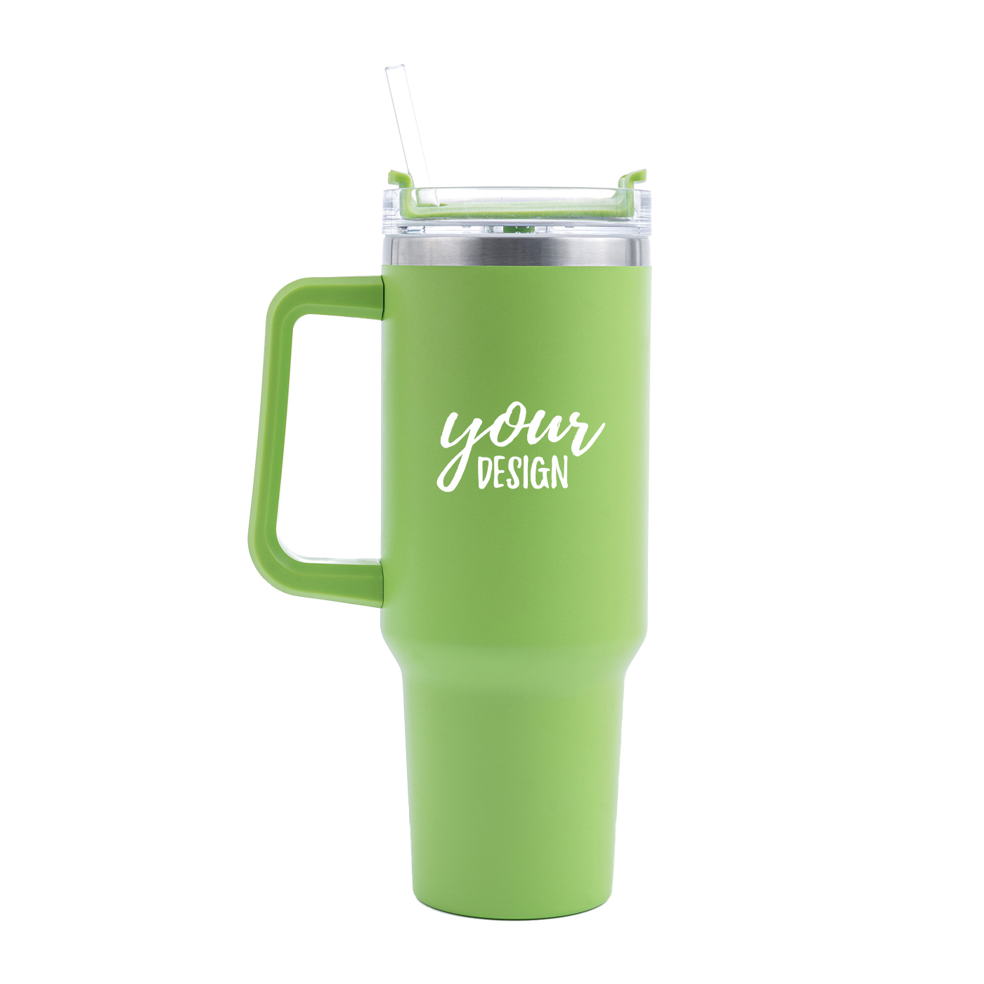 40 oz. Vacuum Insulated Tumbler With Handle And Straw1