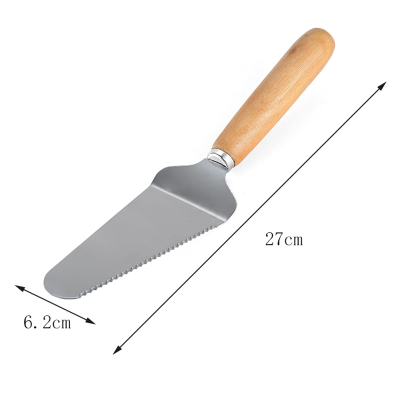 Triangle Pizza Shovel With Wooden Handle3