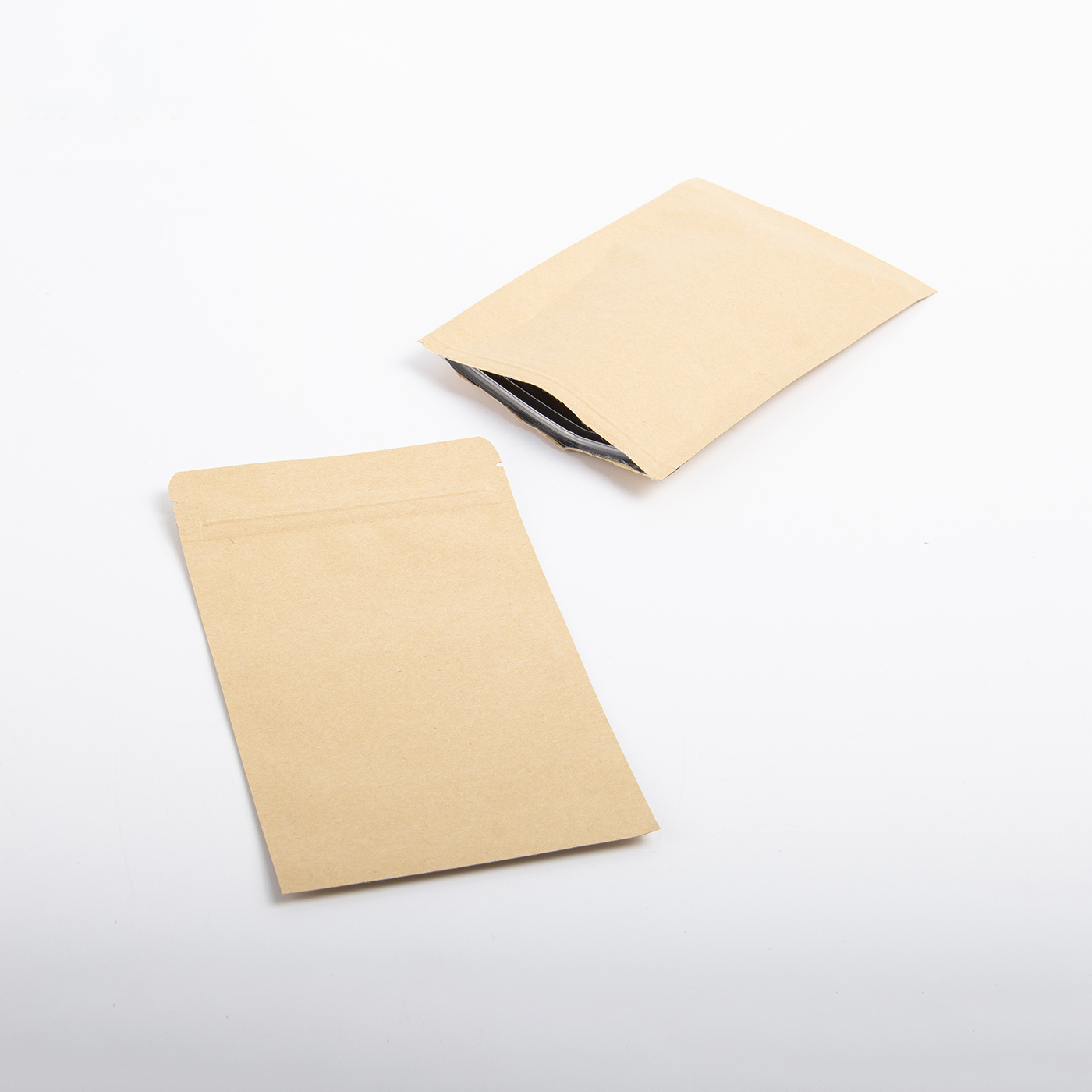 Small Aluminum Foil Ziplock Kraft Paper Bag3
