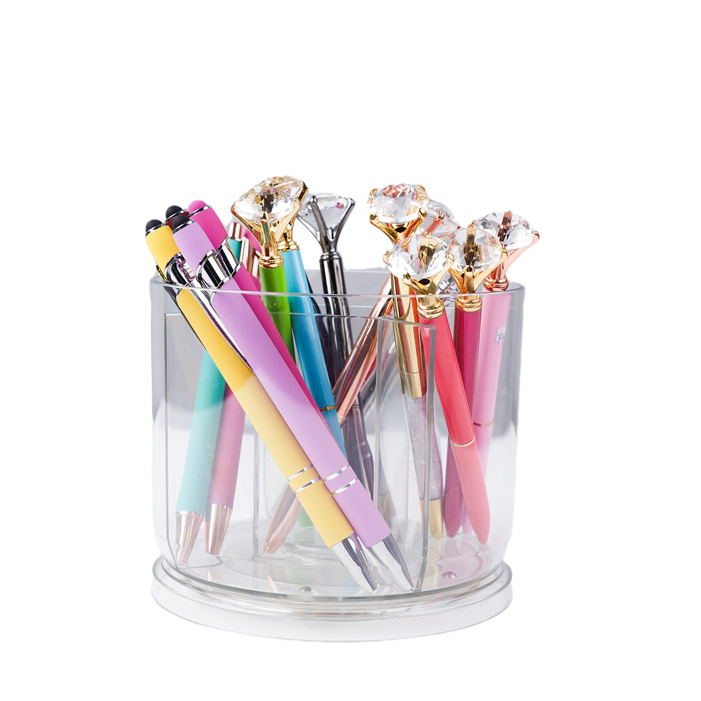 Transparent Rotating Pen Holder2