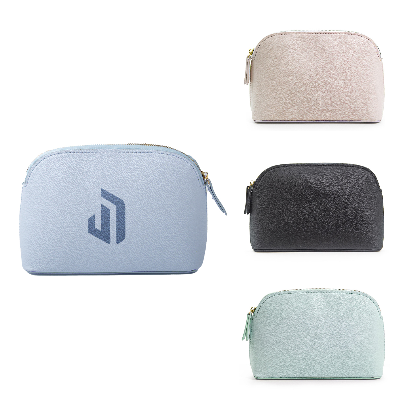 Lightweight Small Leather Cosmetic Bag