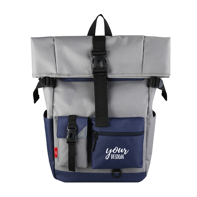 Fashion Multifunction Roll Top Backpack1