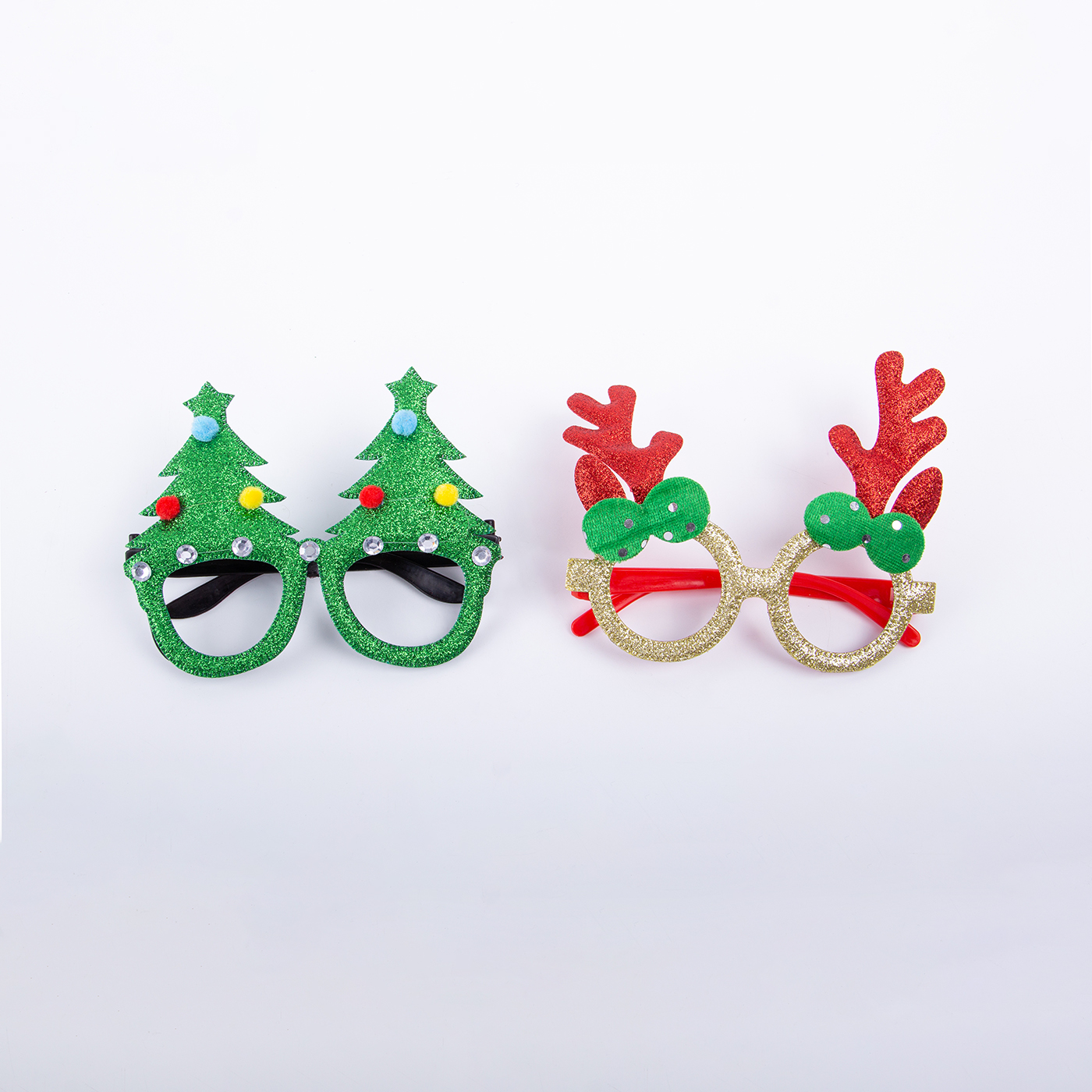 Funny Christmas Party Glasses Frame3