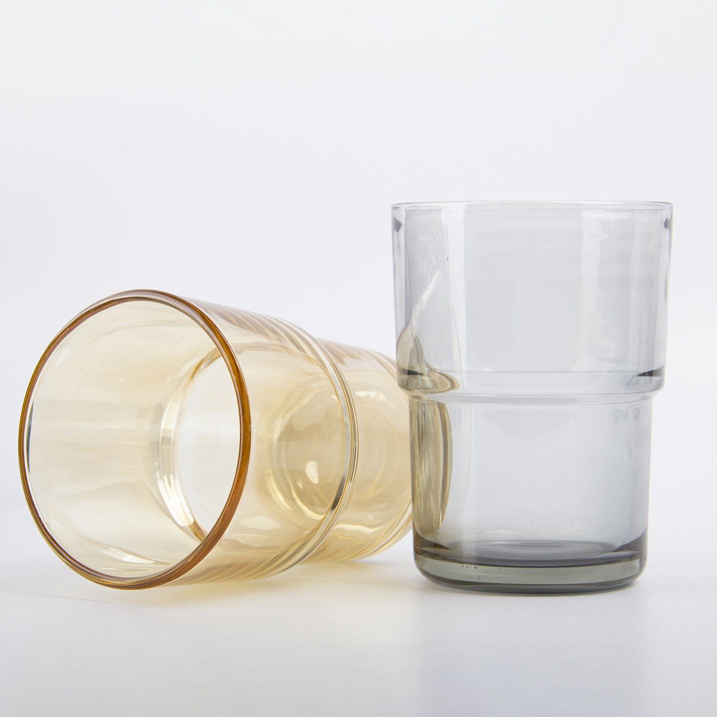 Stackable Colored Drinking Glass2
