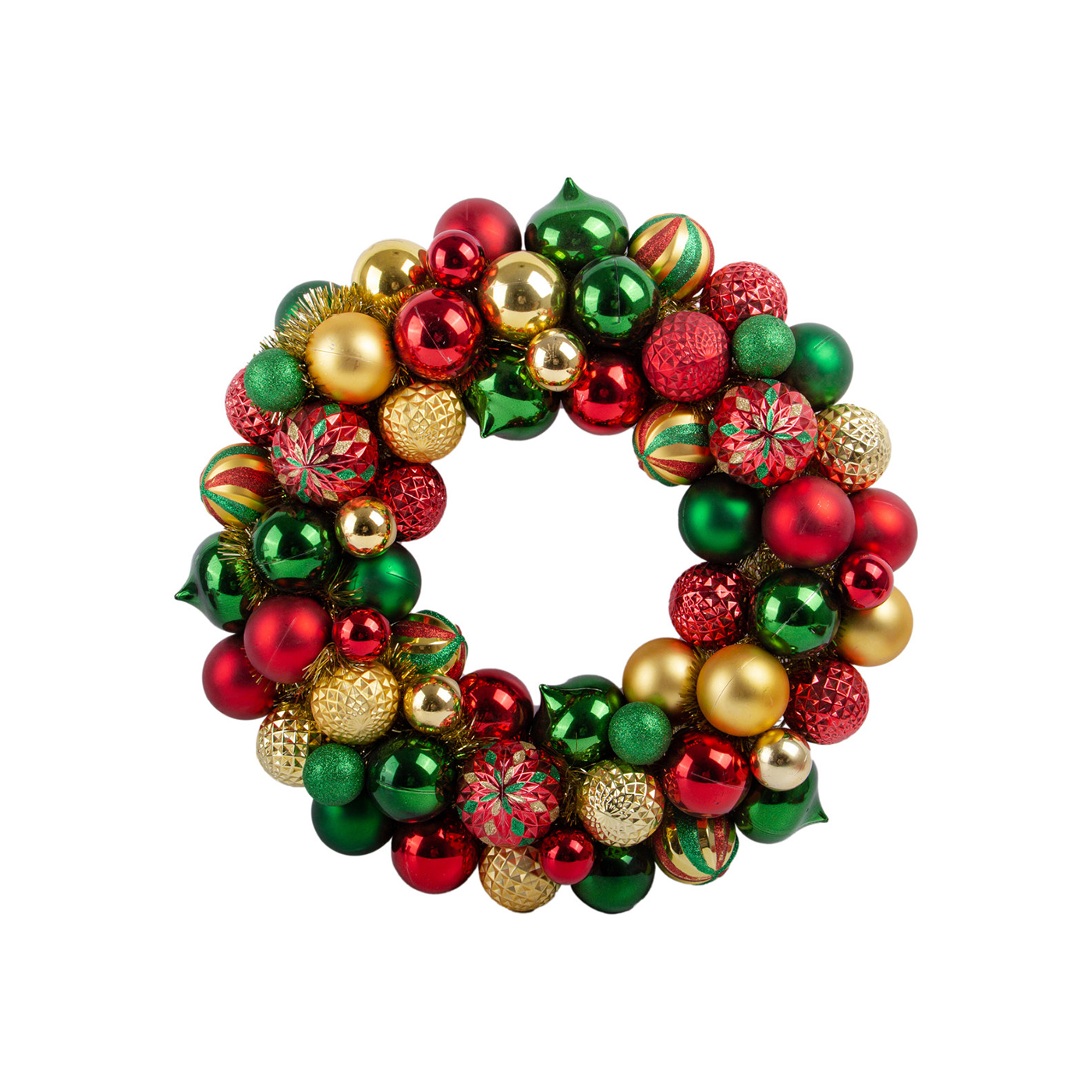 Christmas Colorful Ball Wreath