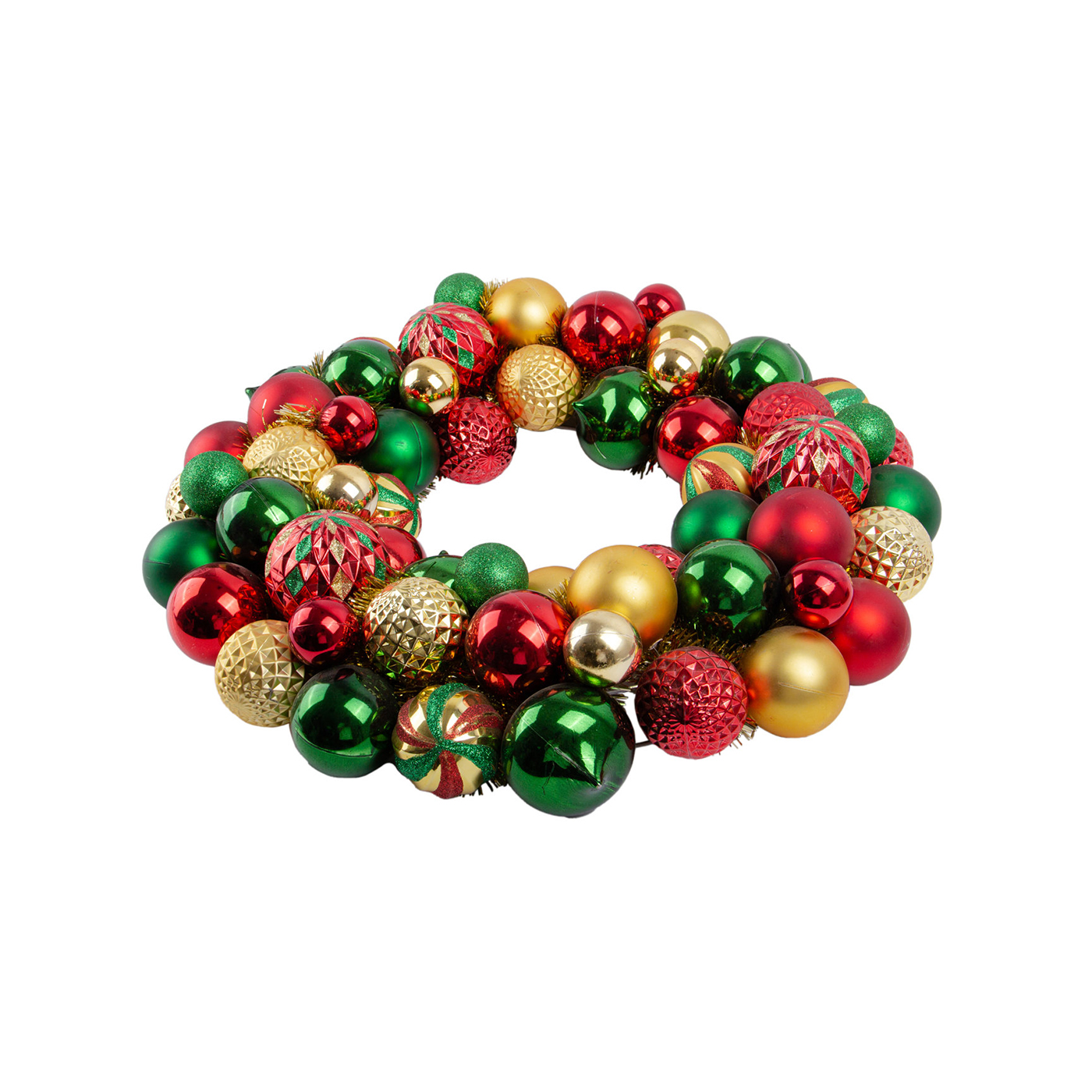 Christmas Colorful Ball Wreath1