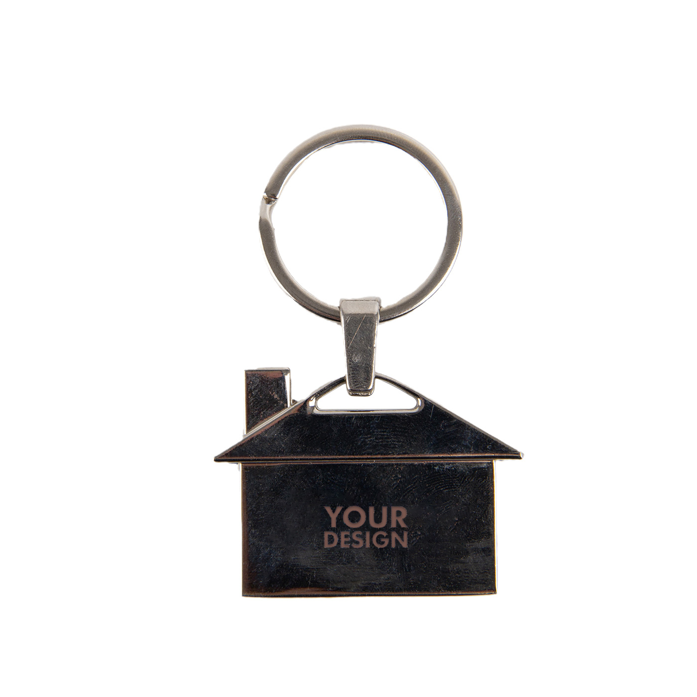 Custom Zinc Alloy House Shaped Keychain1