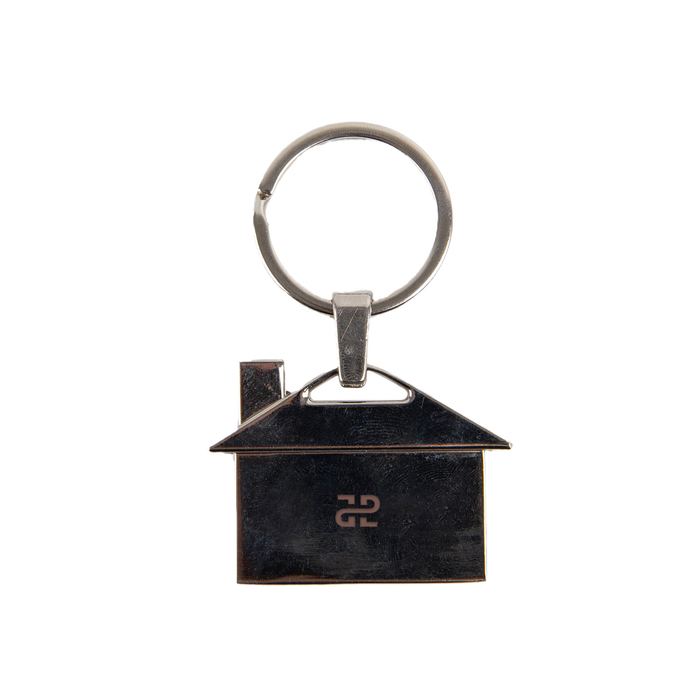 Custom Zinc Alloy House Shaped Keychain