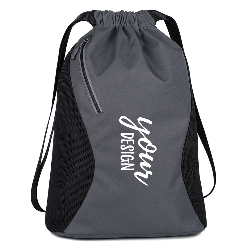Oxford Cloth Gym Drawstring Backpack1