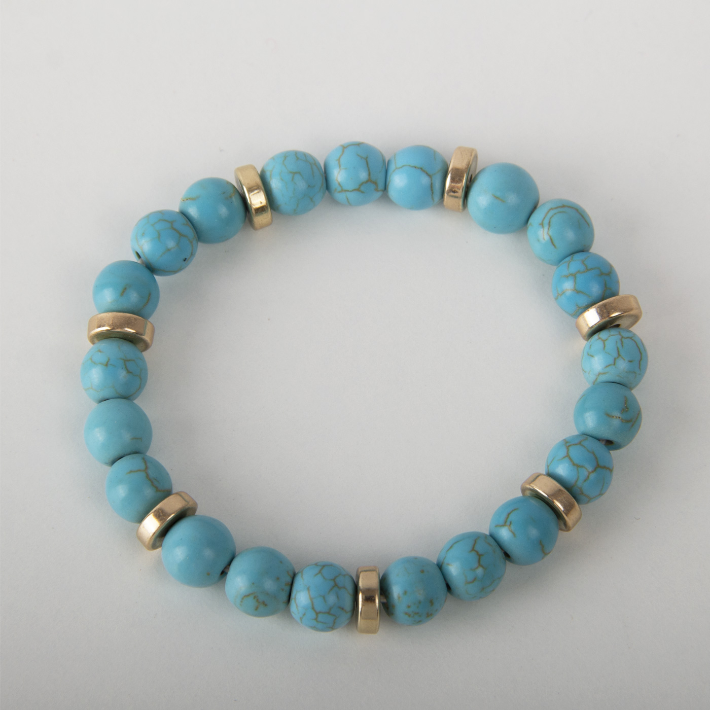 Vintage Turquoise Bead Bracelet2