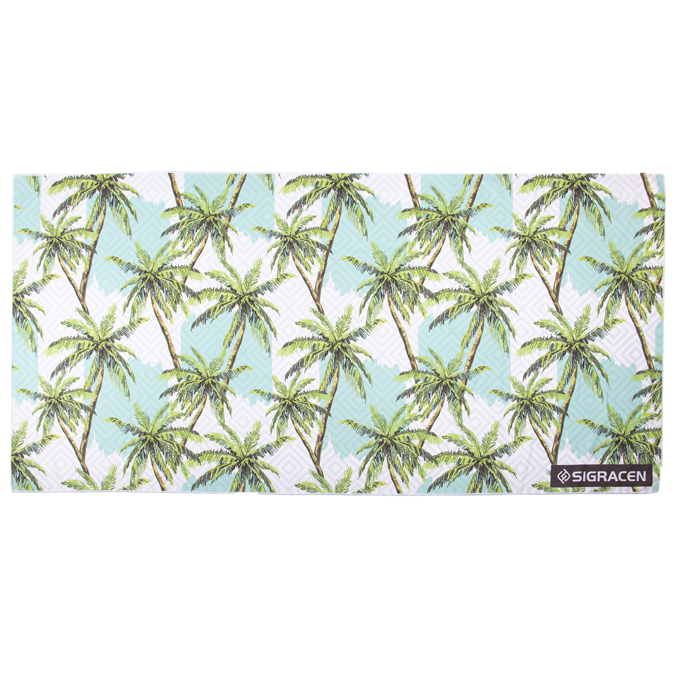 Double Side Print Beach Towel With Pouch