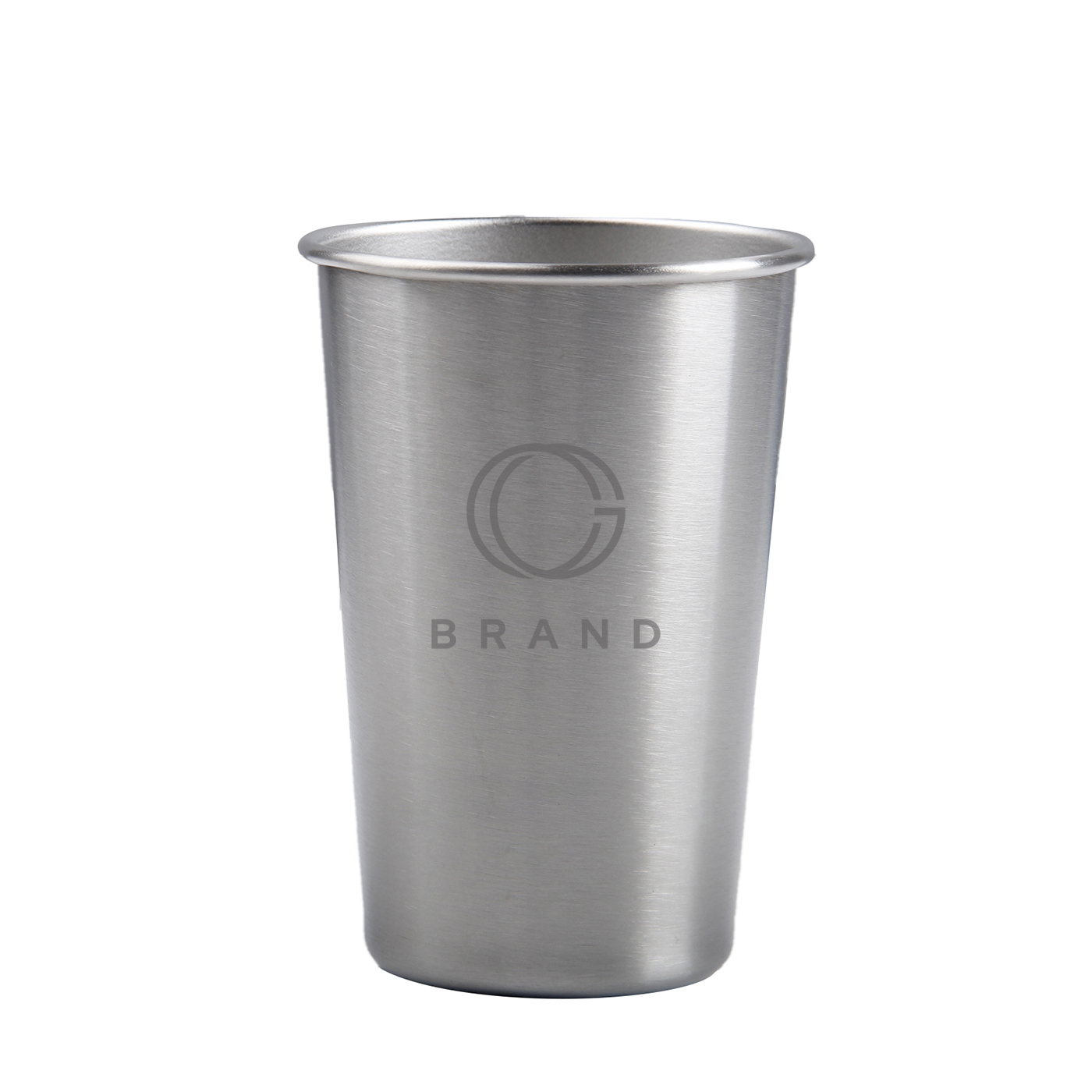 Custom Printed 10 oz. Stainless Steel Pint Cup