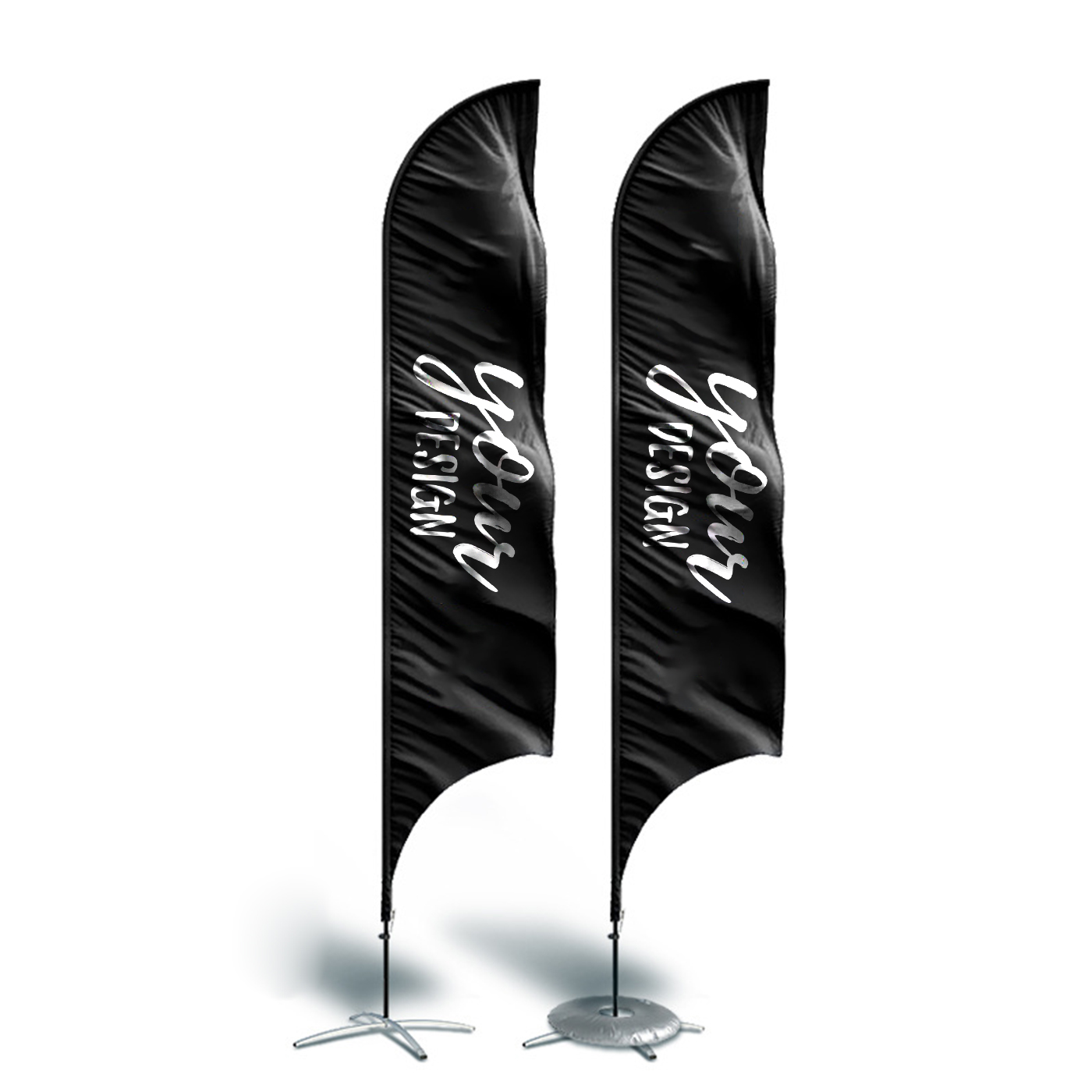 Knife Shape Blade Feather Advertising Flag