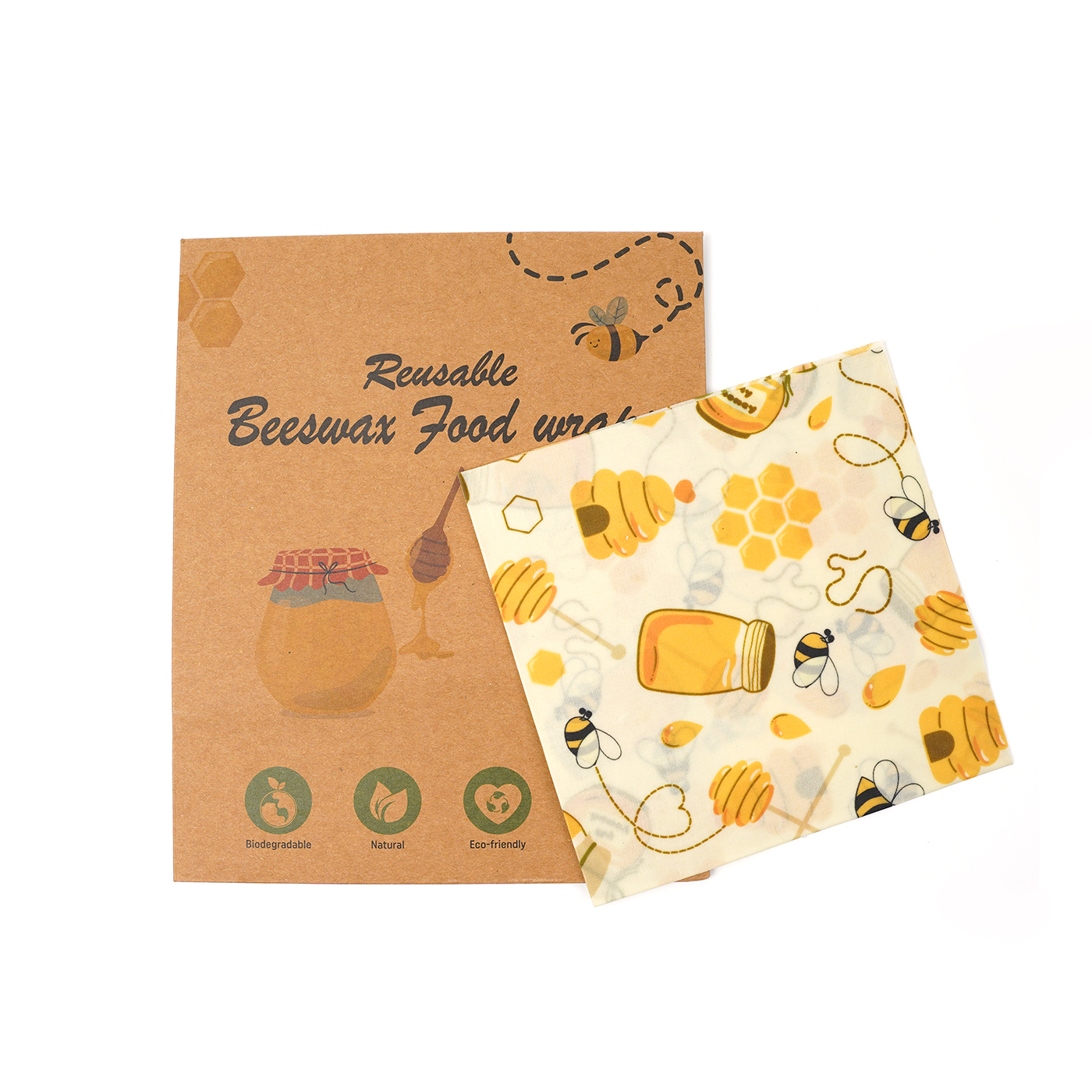 30*30cm Reusable Beeswax Wrap