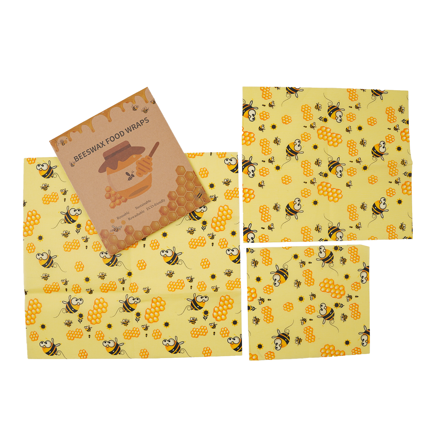 3 Pack Food Beeswax Wrap2