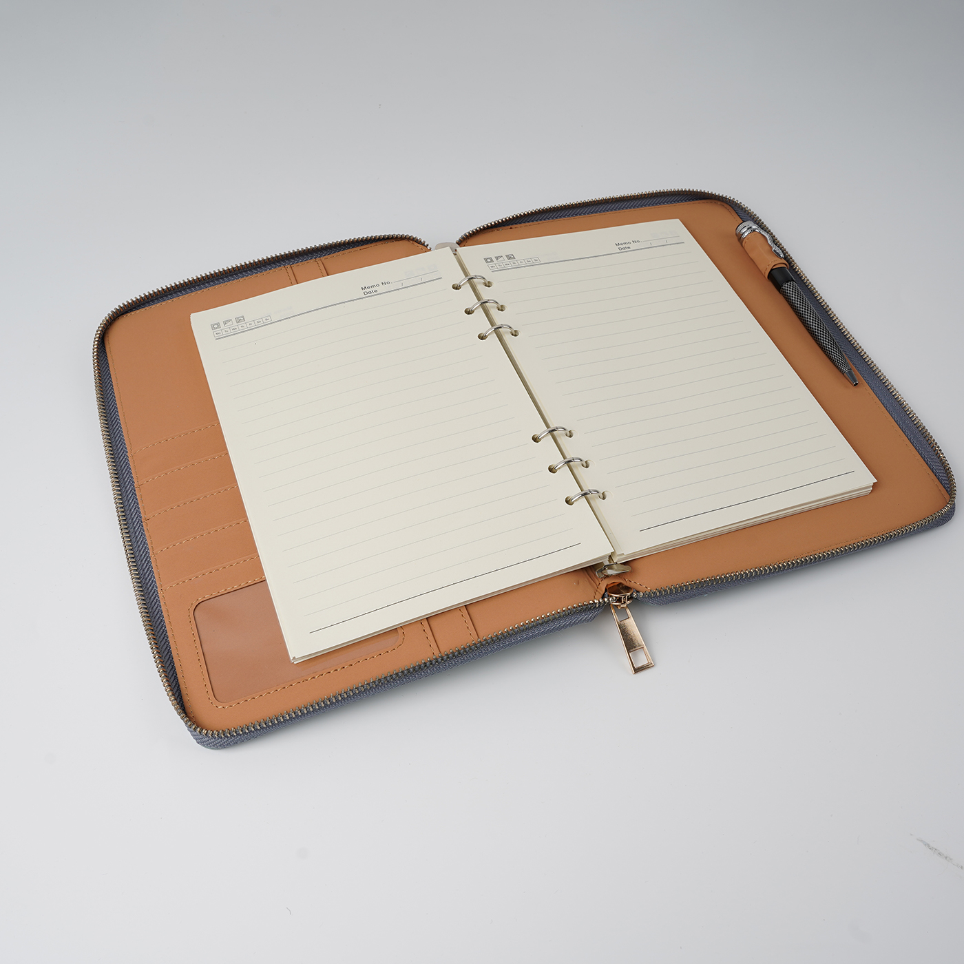 A5 Padfolio With Zipper4