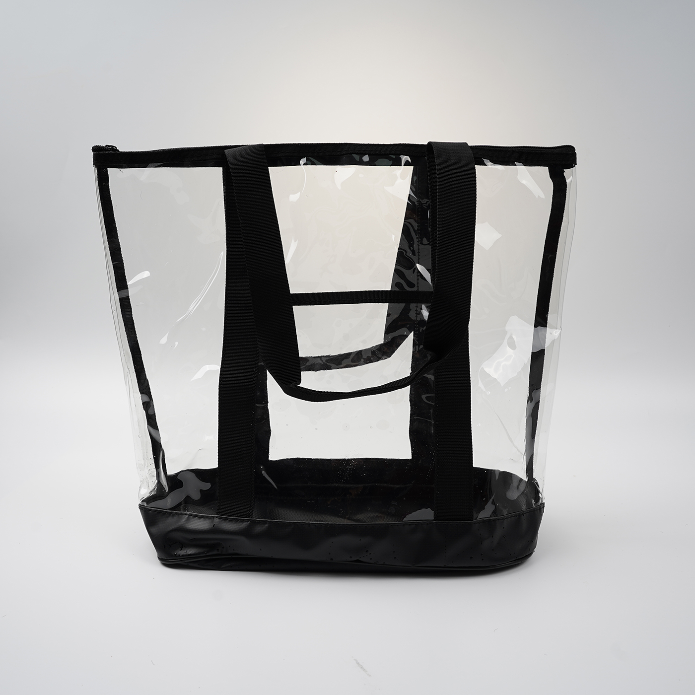 Large Clear Zippered Tote Bag3