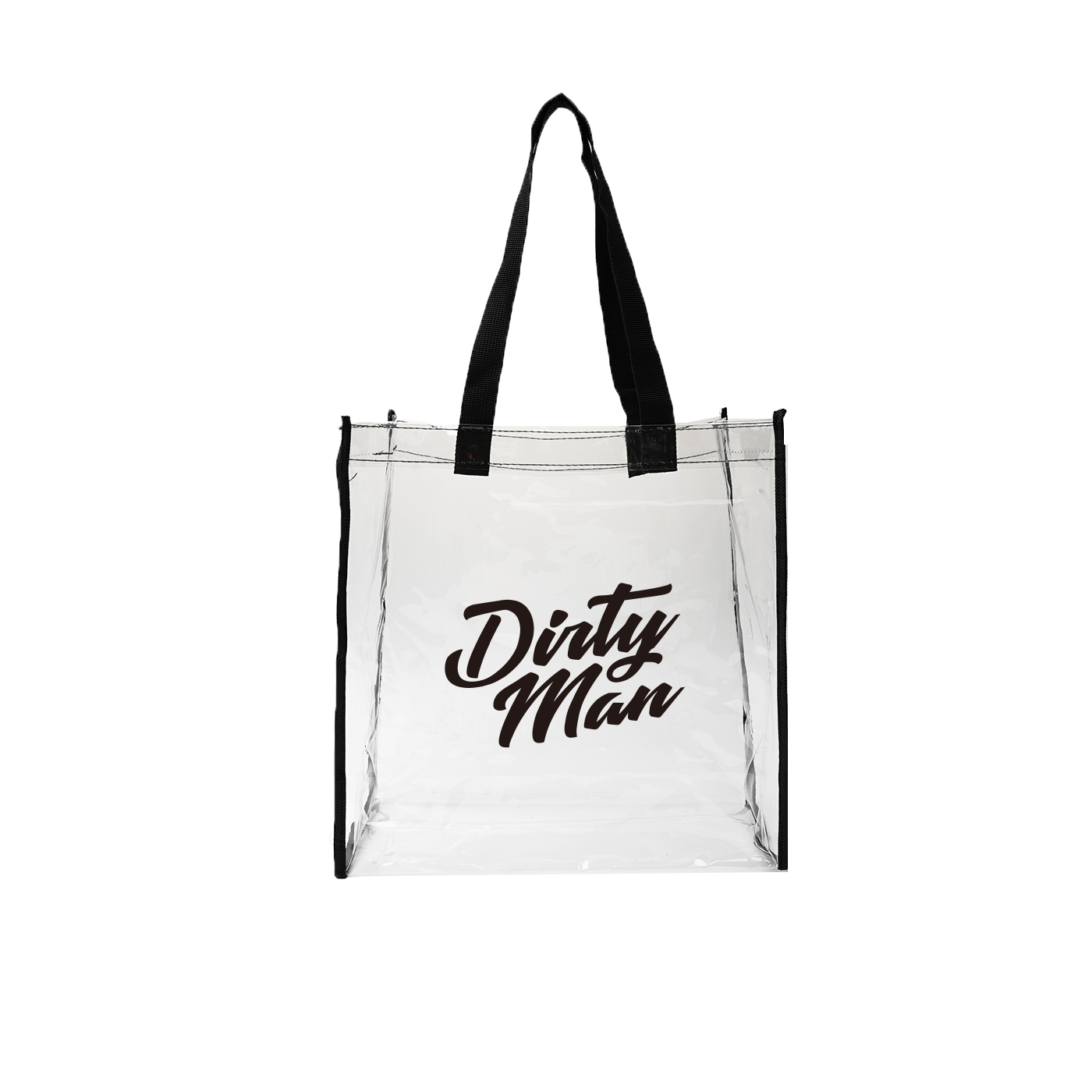 Custom Clear Stadium Approved Tote Bag