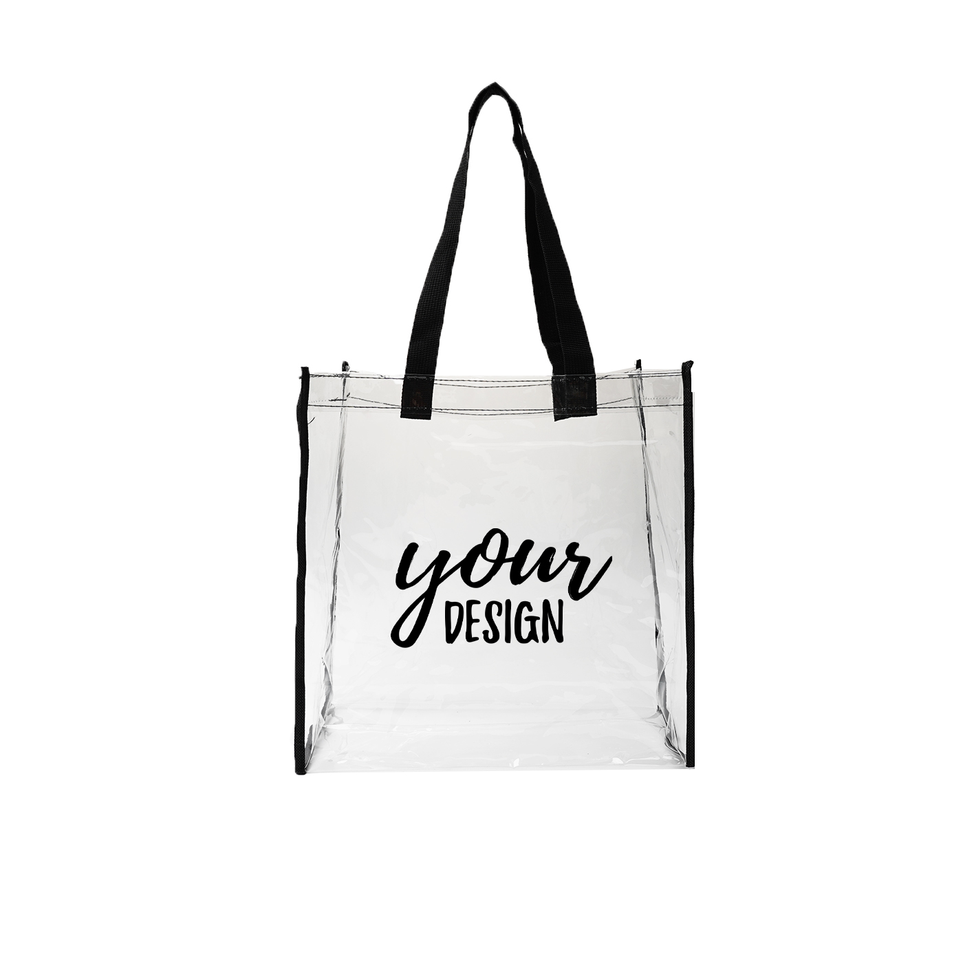 Custom Clear Stadium Approved Tote Bag1