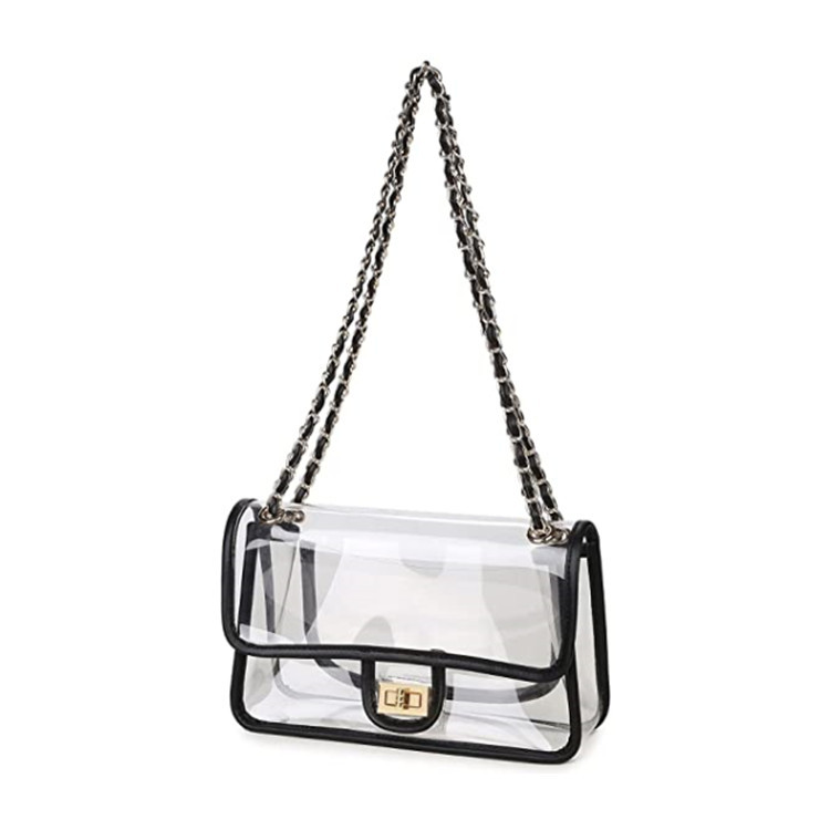 Clear Crossbody Purse With Chain