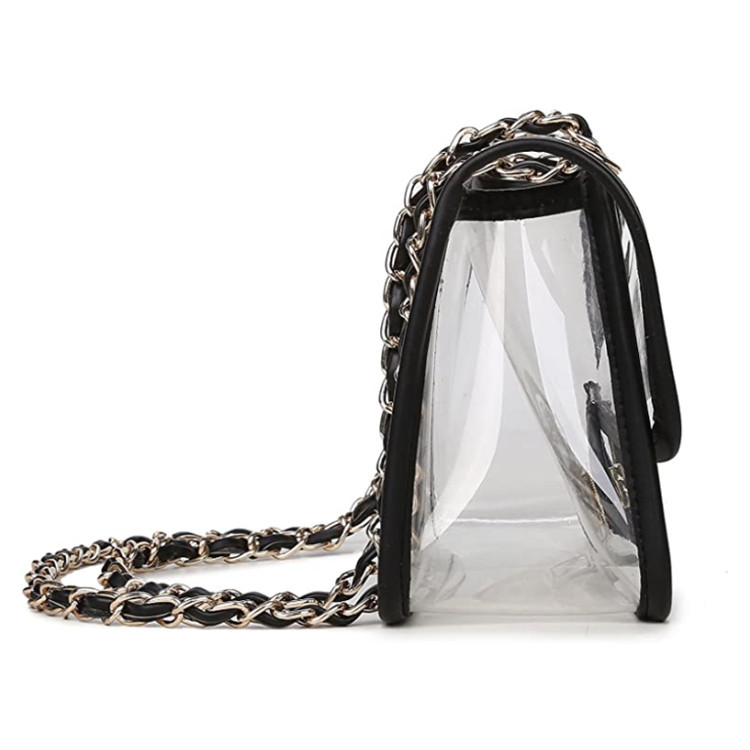 Clear Crossbody Purse With Chain2