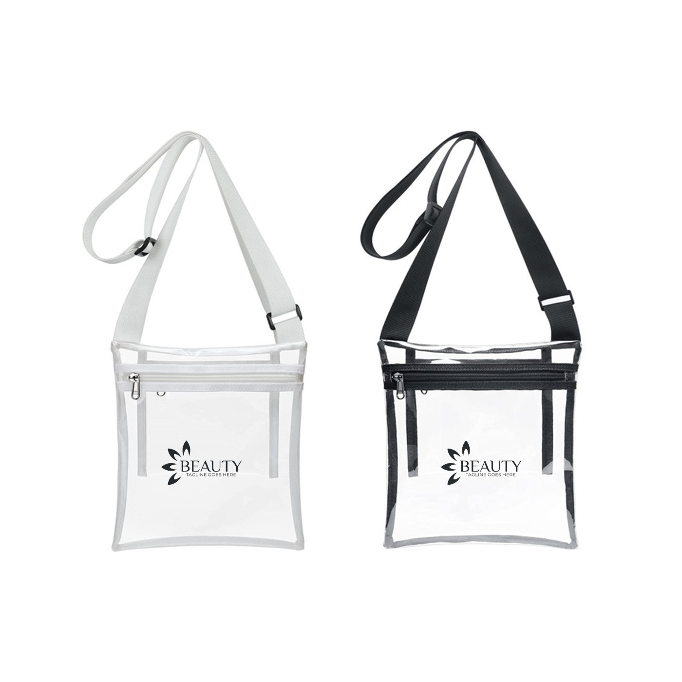 TPU Clear Crossbody Bag With Inner Pouch1
