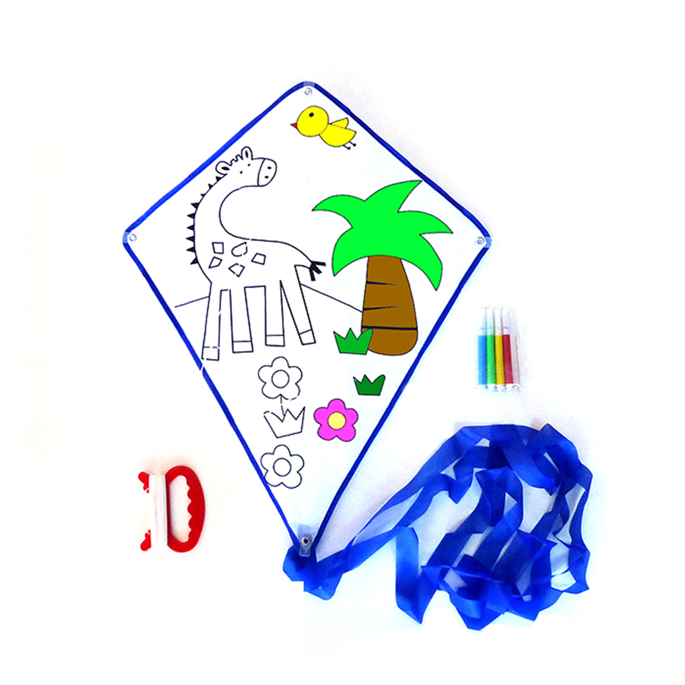 Kids DIY Decorating Color Diamond Kite1