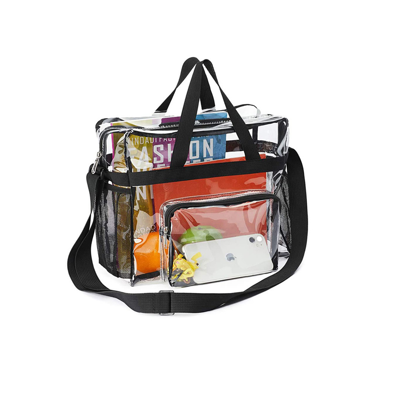 Large Capacity Clear Bag With Shoulder Strap