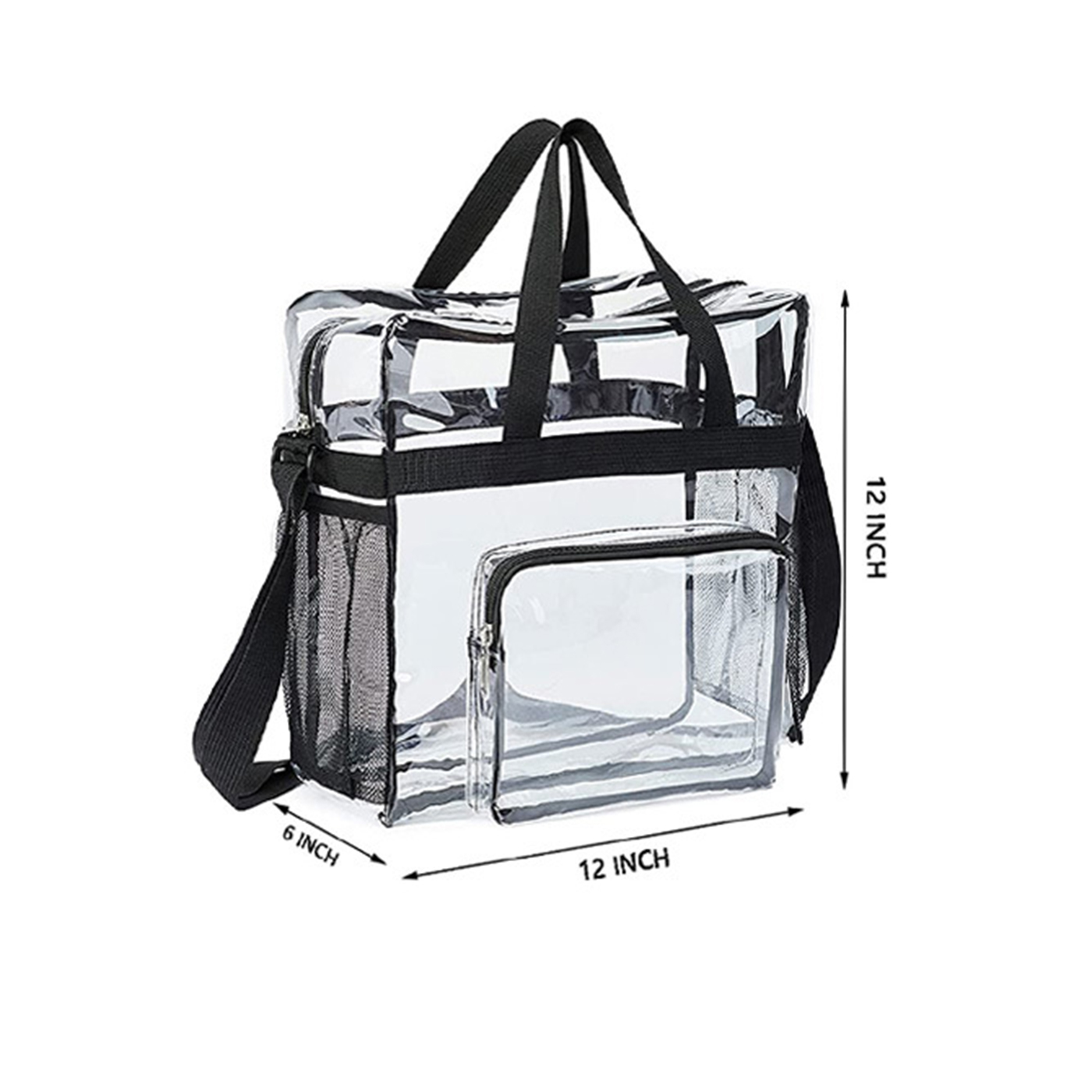 Large Capacity Clear Bag With Shoulder Strap3