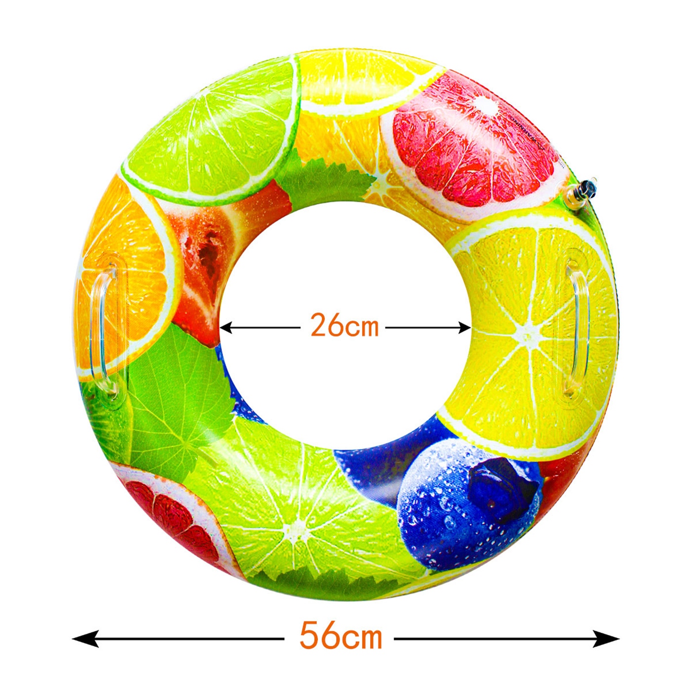 Kid's Inflatable Swim Ring With Handle