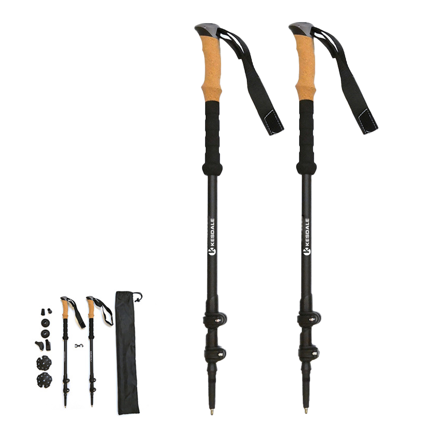 Trekking Pole With Cork Handle