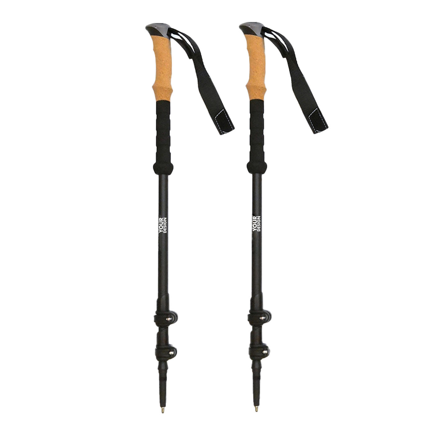 Trekking Pole With Cork Handle1