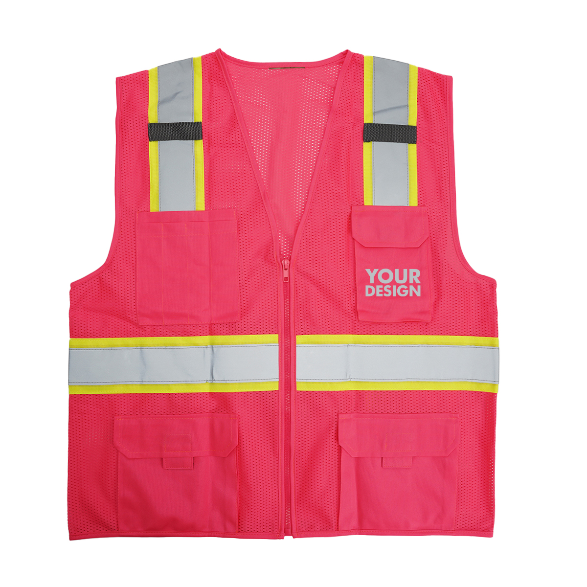 Multi-pocket Safety Reflective Vest2