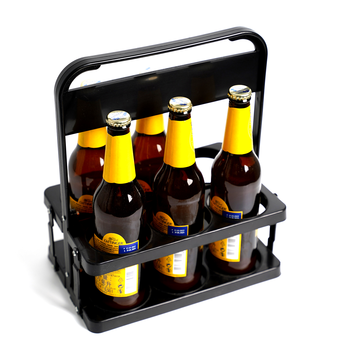 Foldable 6 Pack Beer Bottle Basket
