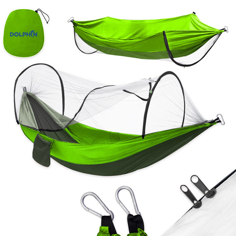 Fully Automatic Camping Hammock With Mosquito Net