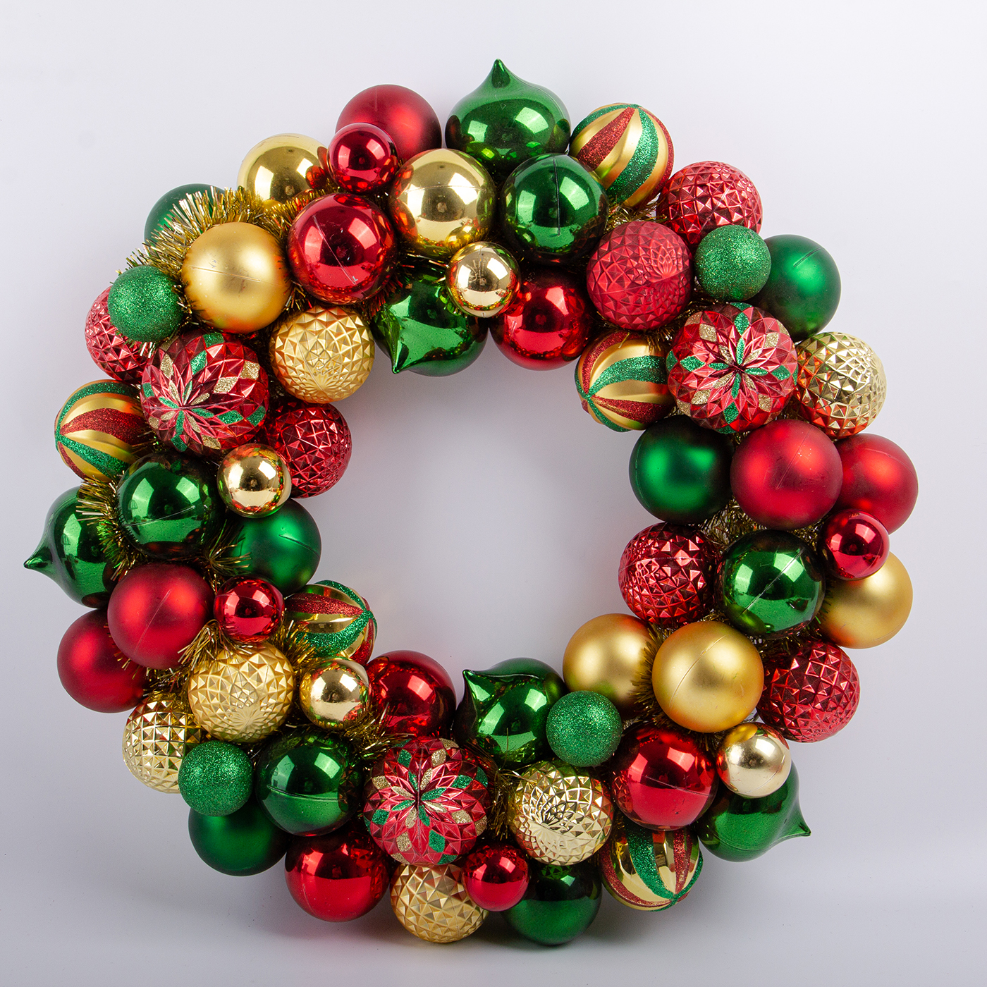 Christmas Colorful Ball Wreath2