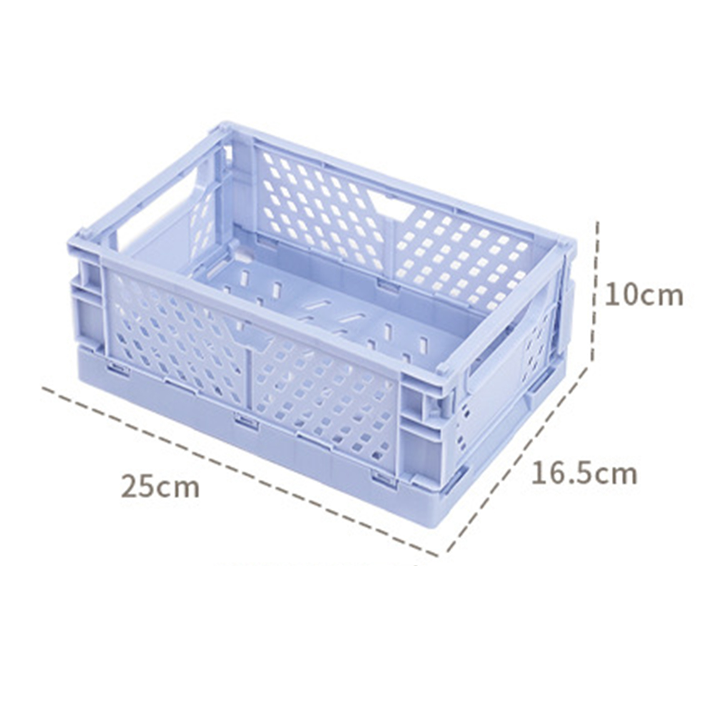 Medium Folding Plastic Storage Basket1