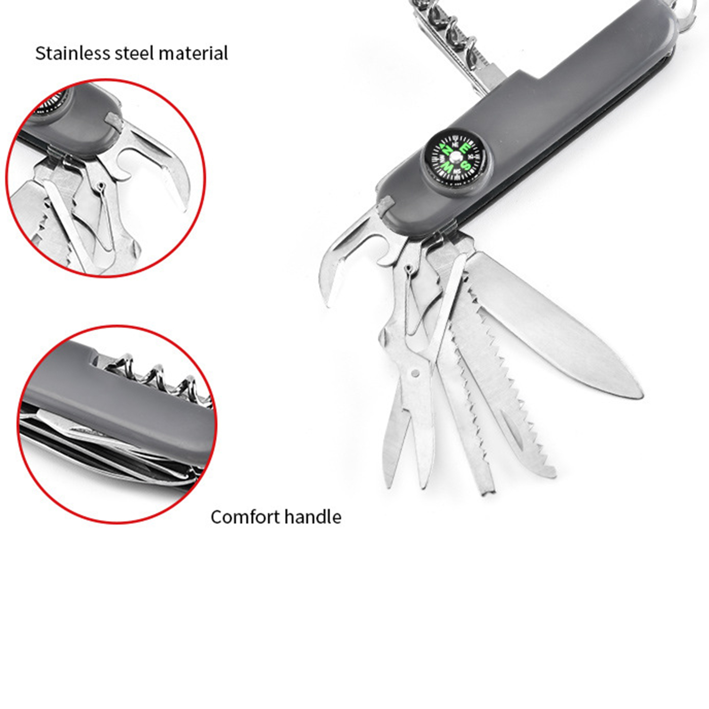 Multifunction Knife With Compass3