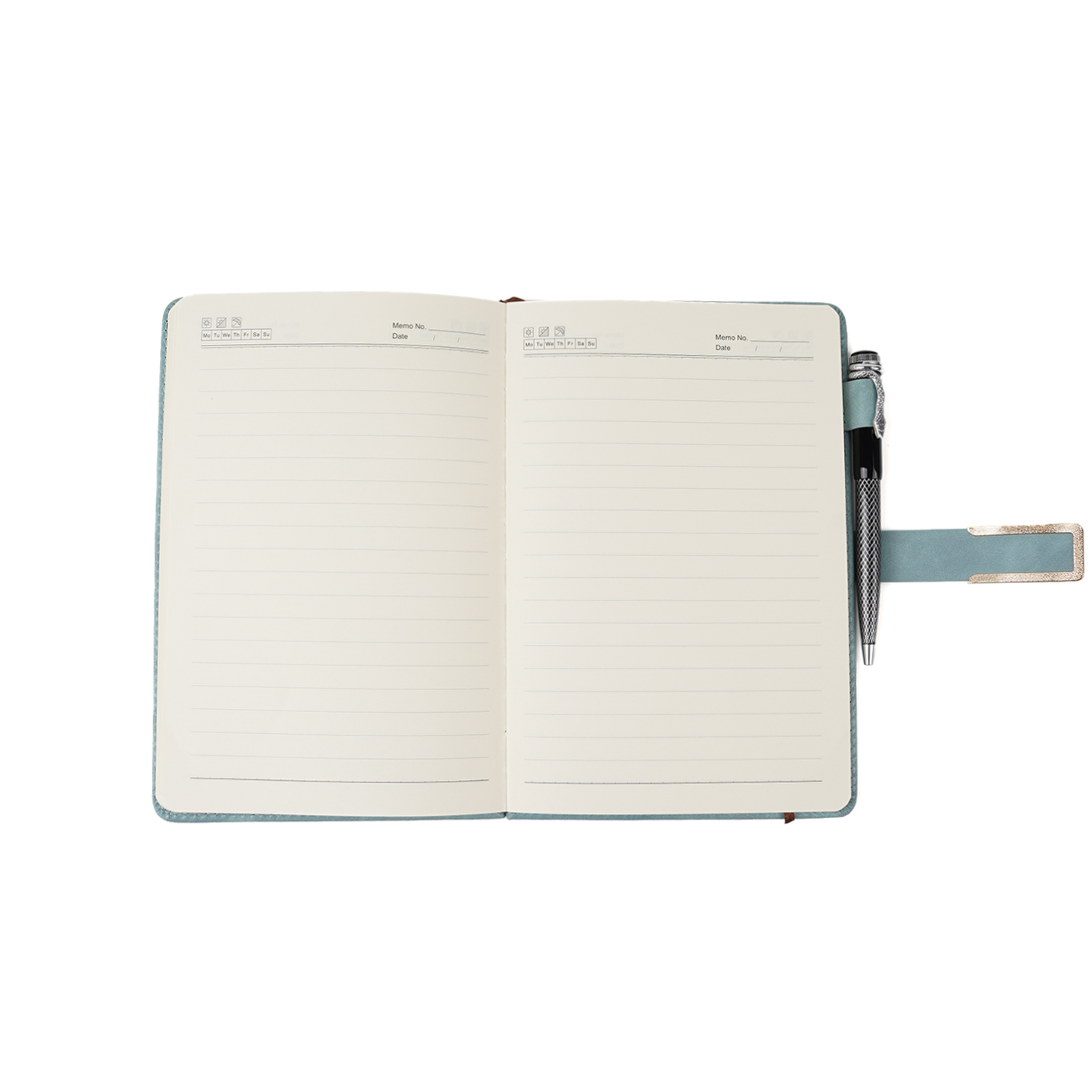 A5 Notebook With Metal Rim Magnetic Buckle2