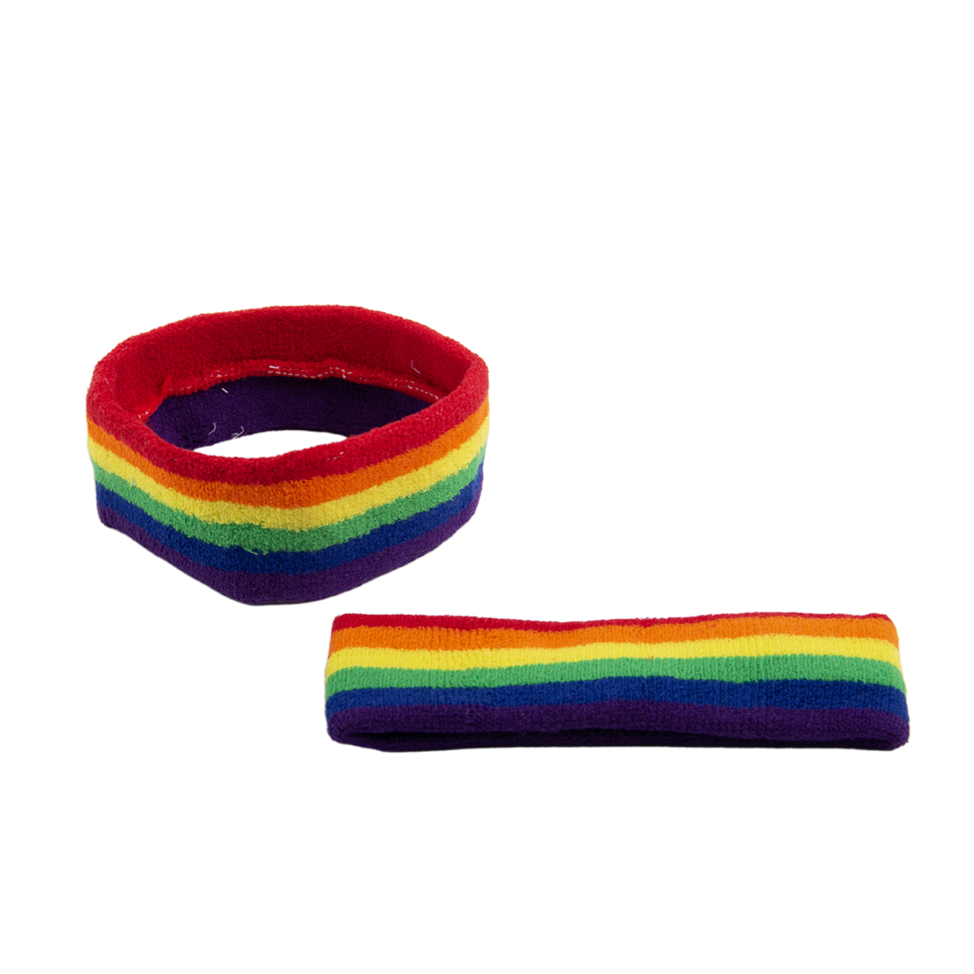 Rainbow Terry Cloth Headband